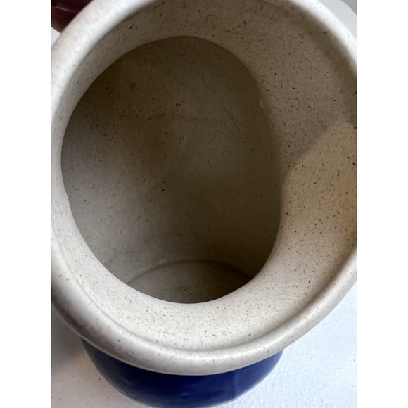 COBALT BLUE Ceramic Salt Pig Cellar Hand Glazed -‎ 4.5" Tall #1 - Picture 6 of 6